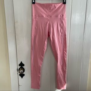 IMPAKT Baby Pink High Rise Long Leggings Size M